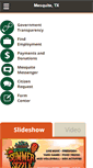 Mobile Screenshot of cityofmesquite.com